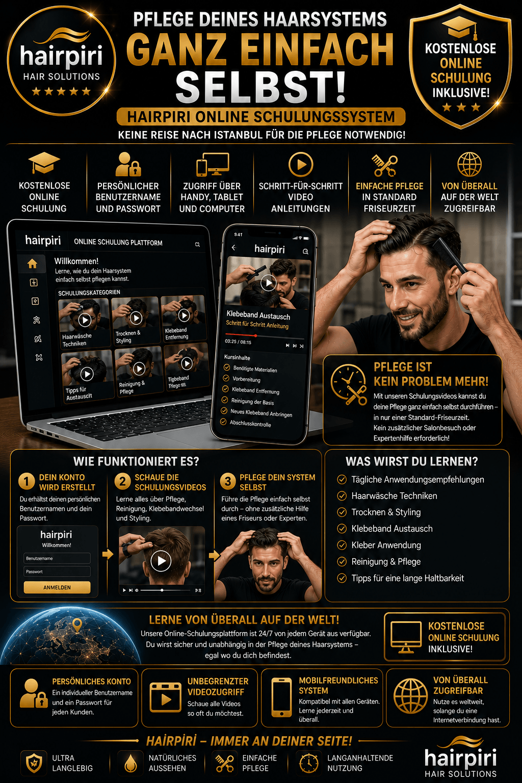 Hairpiri S-Revolution sistemi